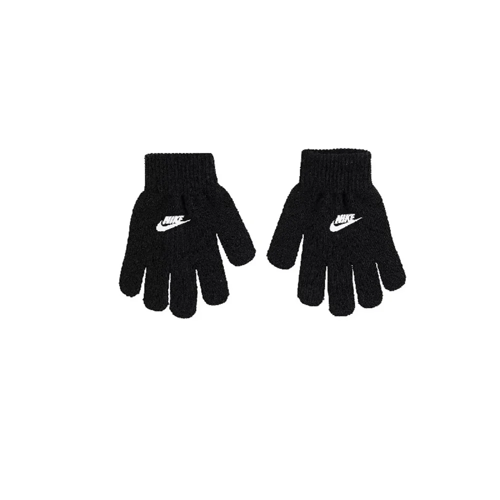 Nike Youth Hat & Gloves Set ~ Black & White ~ Beanie ~NWT‎
